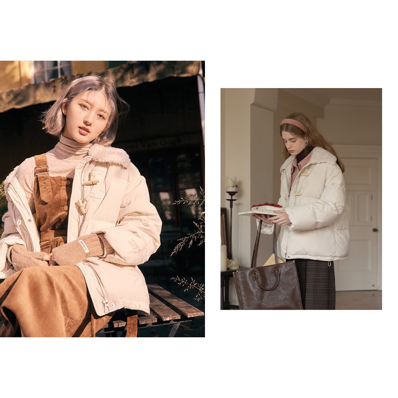 [IVE 着用]アルフレッドダックダウン(ivory)レディース ダウン 韓国ファッションスタイル 韓国の人気ブランド 韓国人気ファッション