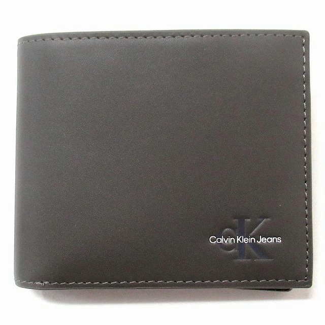 Calvin Klein カルバンクライン アウトレット Calvin Klein Jeans ジーンズ モノローグ ウォレット メンズ 二つ折り財布 4G1030G 8,134円