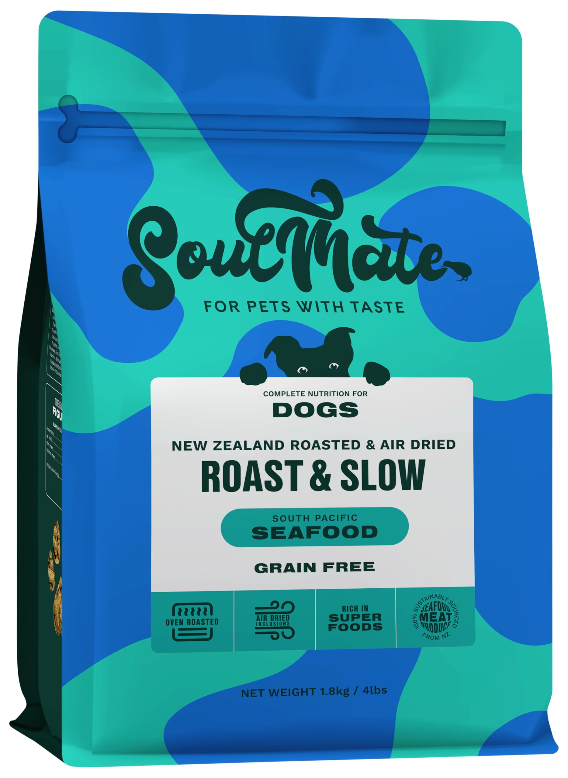ソウルメイト SoulMate DOG ベイクド＆エアドライフード シーフード 1.8kg