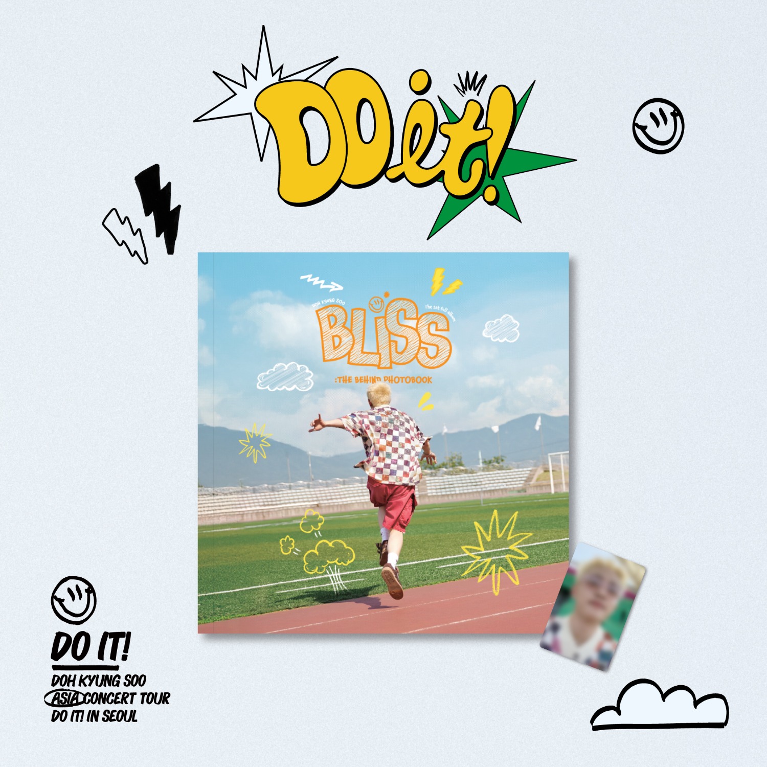 EXO D.O. BEHIND PHOTOBOOK - DOH KYUNG SOO ASIA CONCERT TOUR [DO it!]