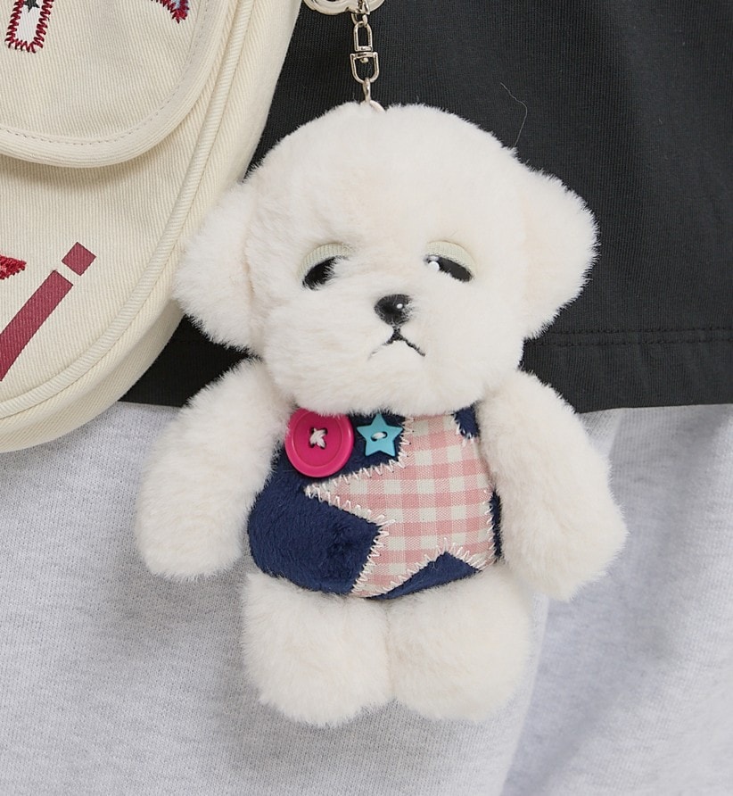 眠そうなマルチーズぬいぐるみキーホルダー 5,042円