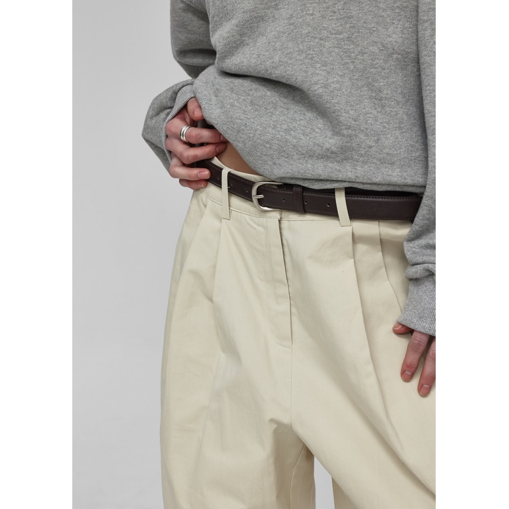 ブラックアップジェニファンベーシックレザーベルト