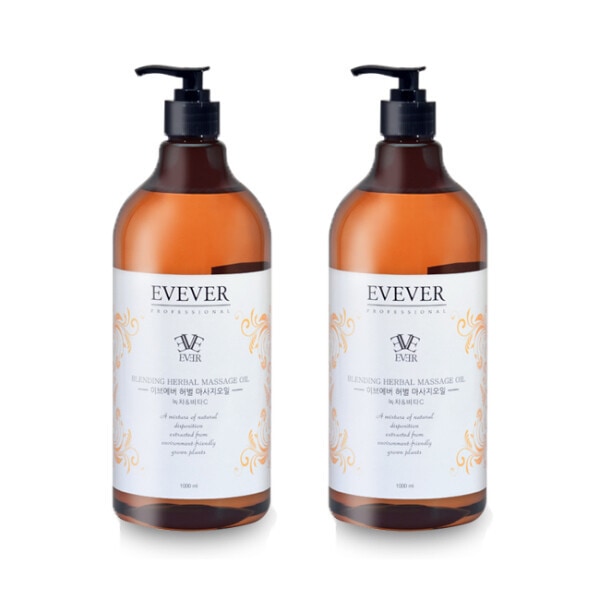 (ロッテ百貨店)(レディ) イブエバー ハーバル 緑茶 ビタC ブレンド マッサージオイル 1000ml 2本 脂性肌用 (贈呈品なくなり次第贈呈終了)