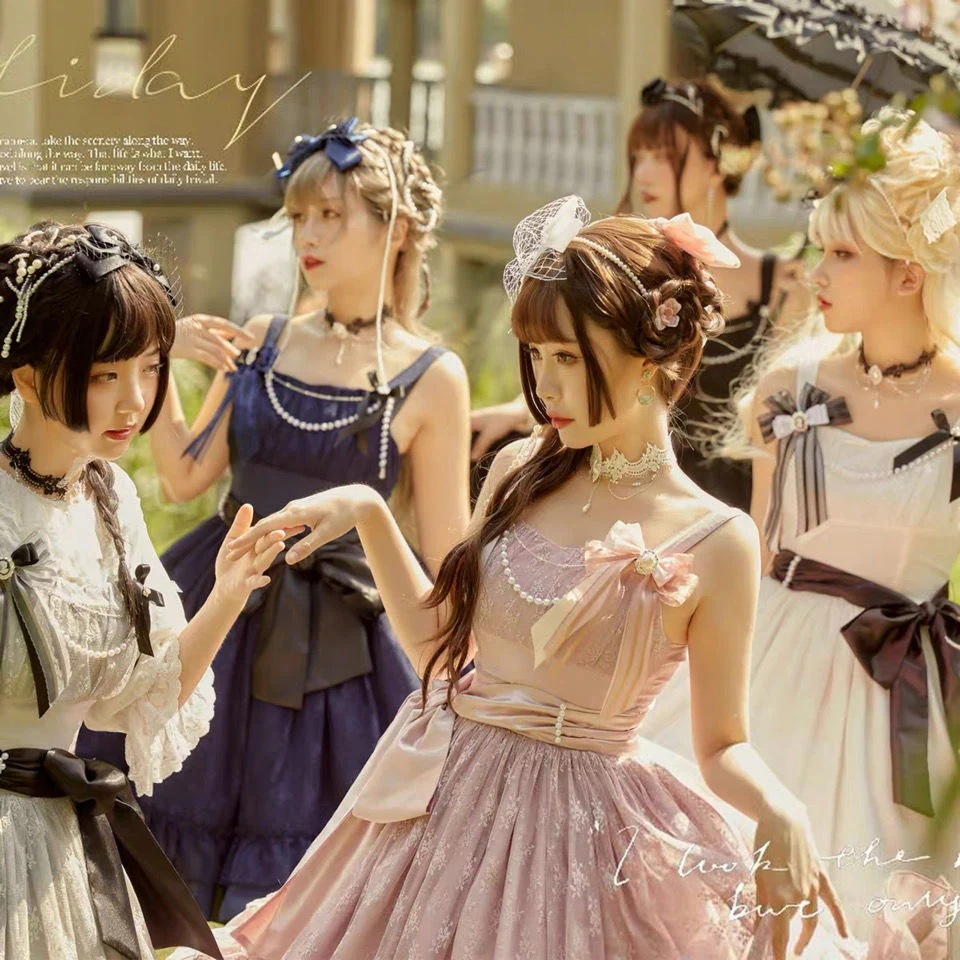コスプレ レディース 文化祭 JSKロリータエレガントプリンセススカート ドレス 韓国 [5カラー] ハロウイン