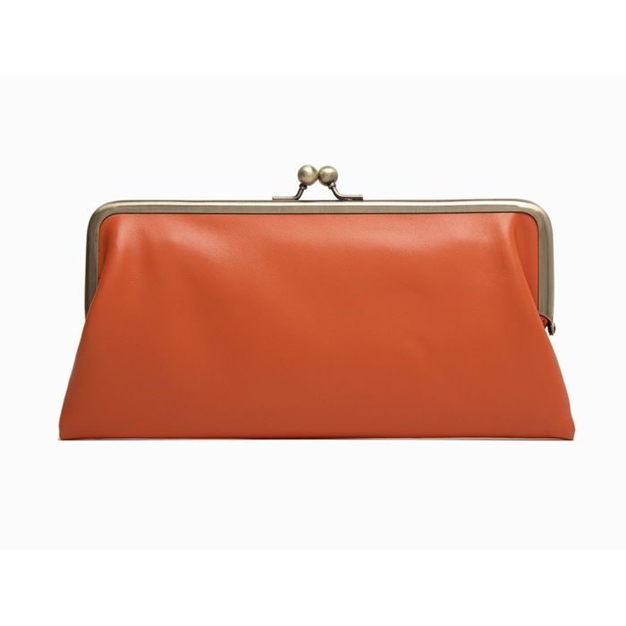 長財布 レディース がま口 本革 開運 人気 大容量 プレゼント 2022 オレンジ グリーン 6,720円