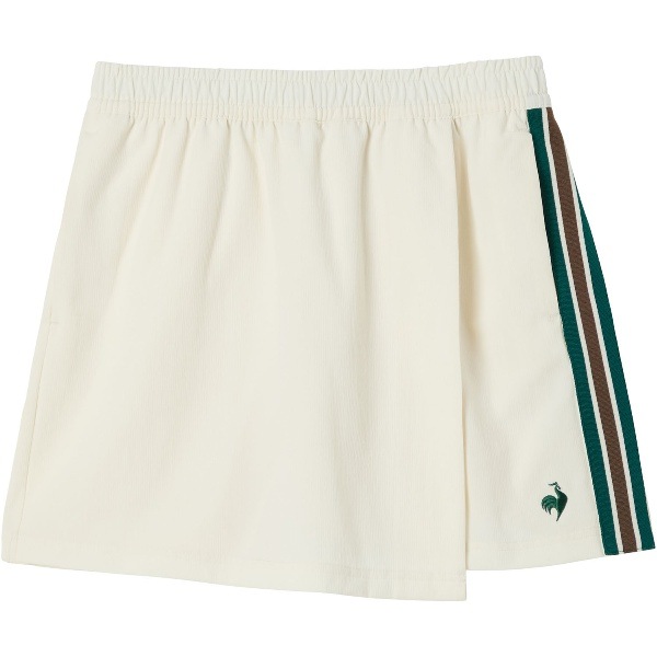 Le coq sportif ルコック リブクロス キュロットスコート カジュアル キュロットレディース LU5FSK00L-WH01