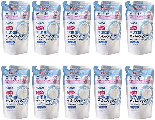 無添加せっけんシャンプー泡タイプつめかえ用 × 10個セット