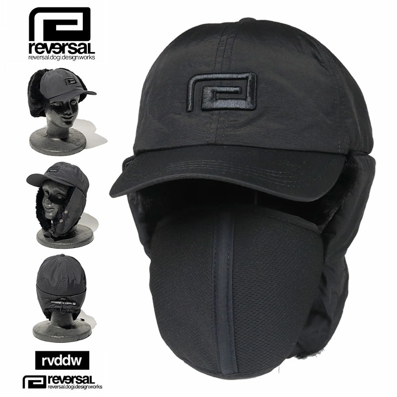 リバーサル キャップ reversal rvddw 帽子 防寒 防風 保温 ボア メンズ レディース ブランド 大きいサイズ おしゃれ 黒 格闘技 アウトドア