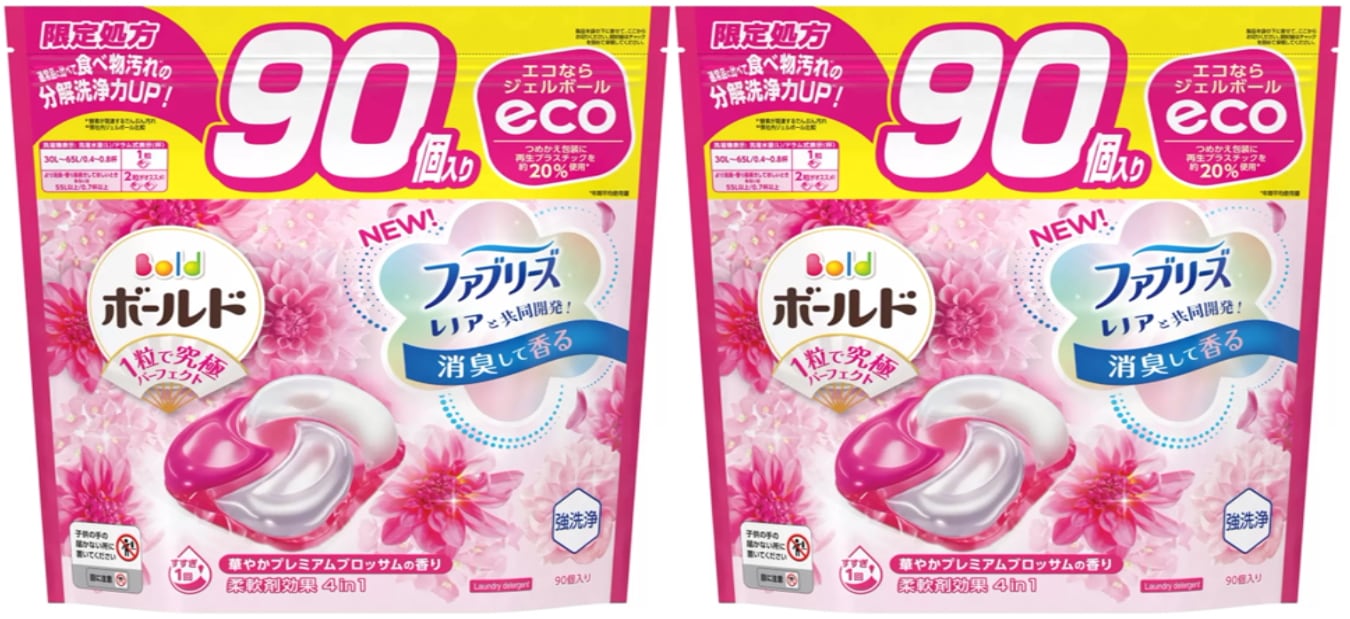 速達 【180個入り(90*2)】ボールド ジェルボール 4D プレミアム　洗濯洗剤　 詰替え 180個入り コストコ
