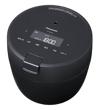 他サイト： パナソニック 炊飯器 5合 圧力IH 新生活 一人暮らし コンパクトサイズ 自動調理鍋 無水調理/低温調理可能 ふた食洗機対応 ブラック SR-CR10A-Kの商品画像