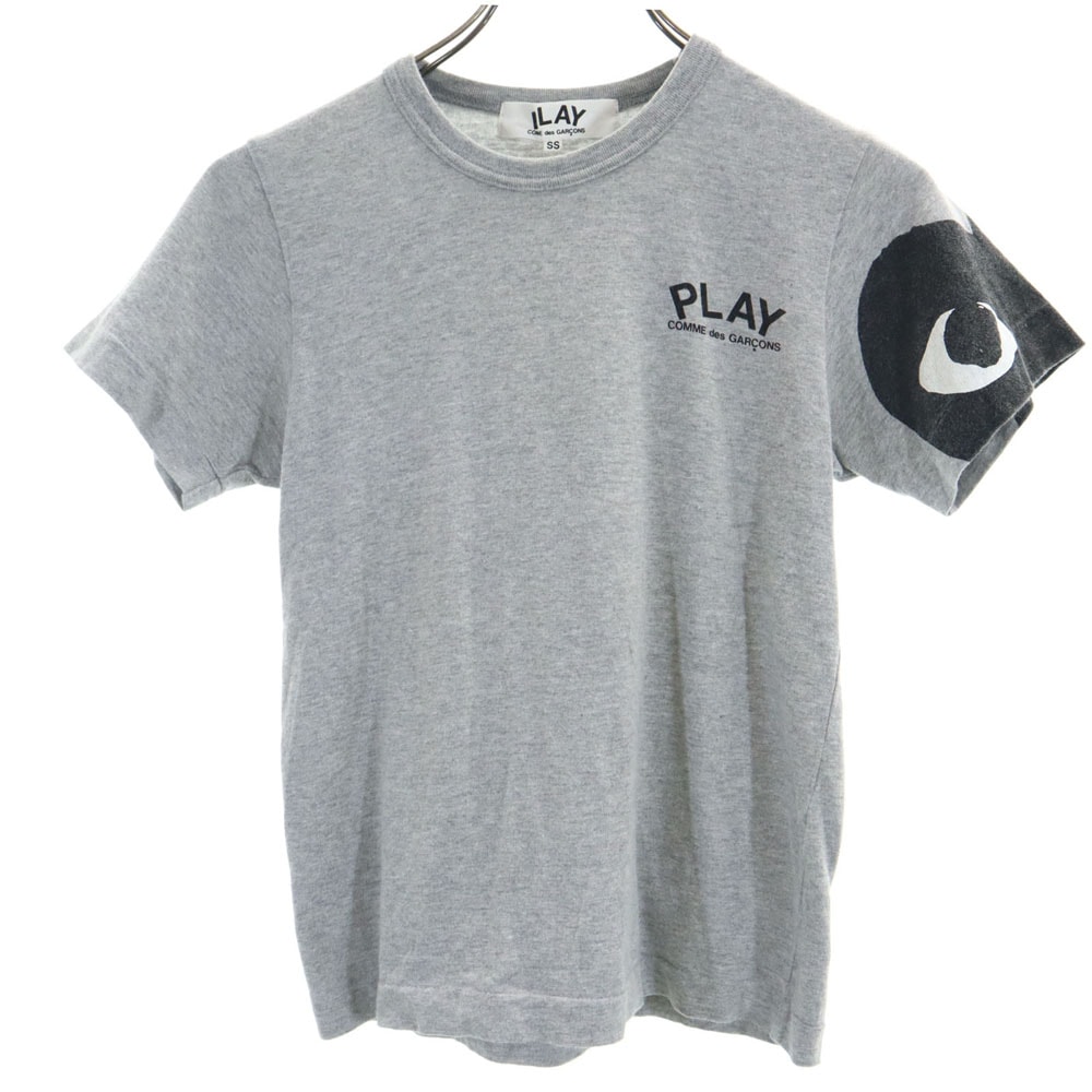 プレイコムデギャルソン 半袖 Tシャツ SS グレー PLAY COMME des GARCONS レディース 古着 中古 プレイコムデギャルソン 半袖 Tシャツ SS グレー PLAY COMME des