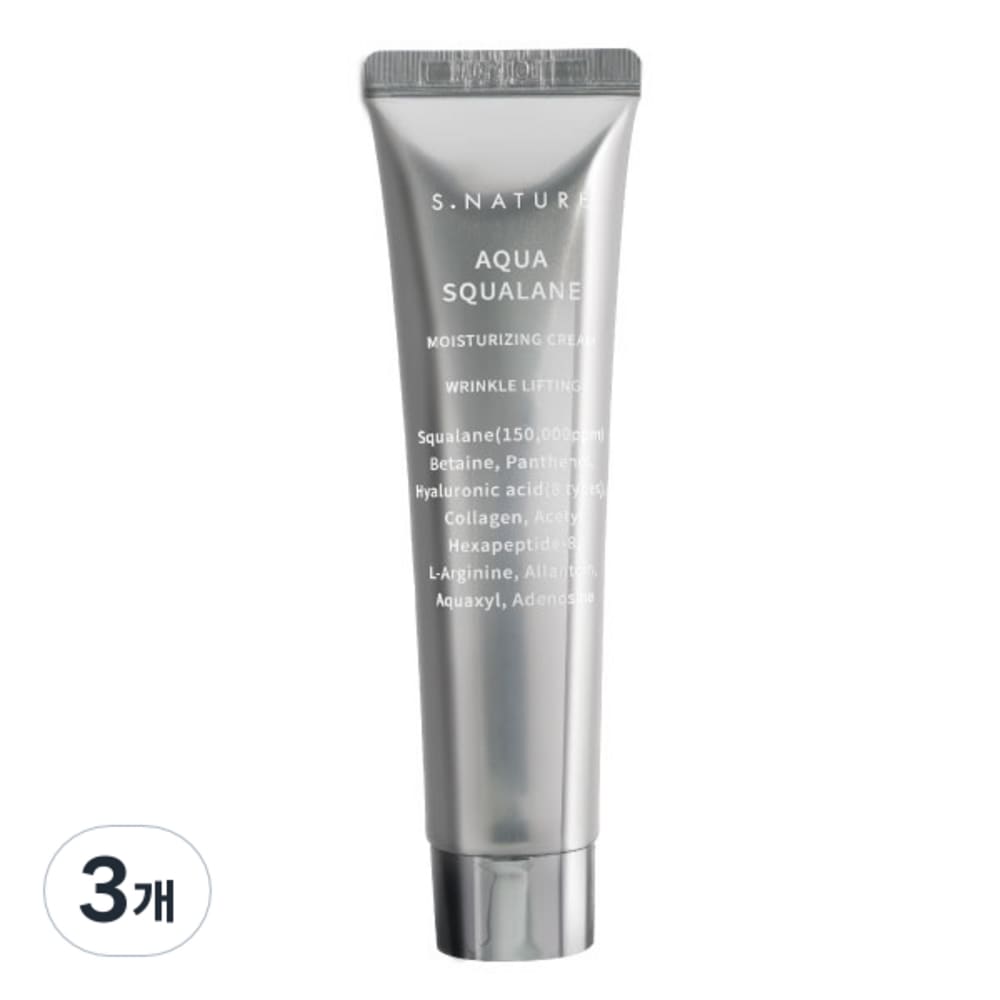 エスネイチャーアクアスクアラン水分クリーム60ml3個 30,070円