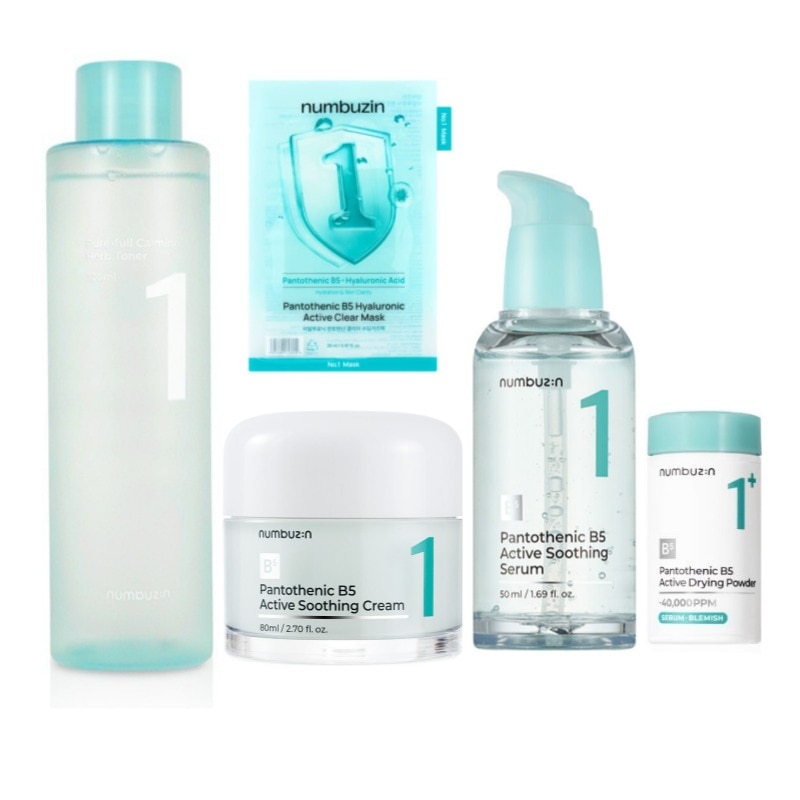 1番 スキンケアセット/セラム/トナー/クリーム/パウダー/マスク/パントテン酸美容液