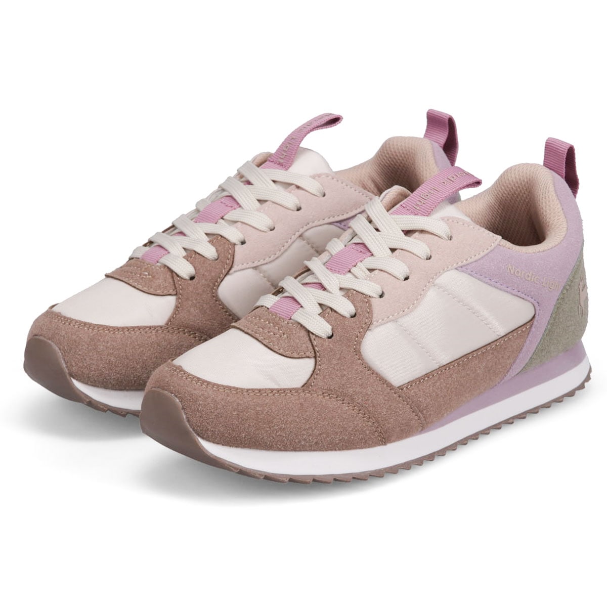 ノルディックライト スニーカー レディース ローカット レースアップ シャークソール NL040