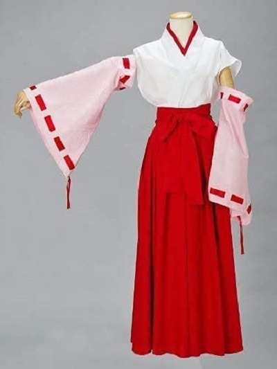 ひぐらしのなく頃に 羽入巫女コスプレ衣装 衣装 コスチューム 仮装 変装 文化祭 イベント