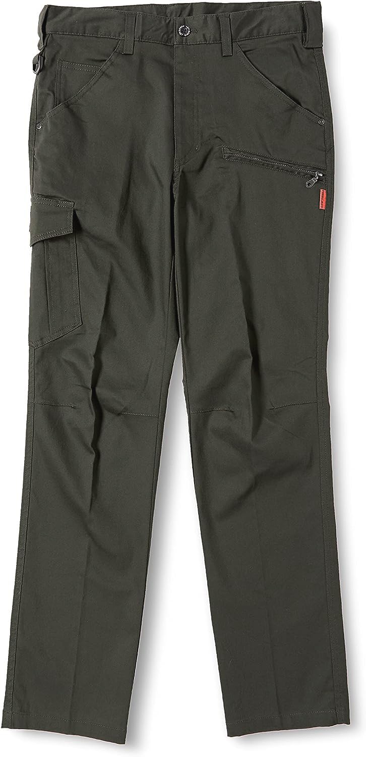 [フォーキャスト] メンズ パンツ 激ラク T/Cストレッチカーゴパンツ カーキ L