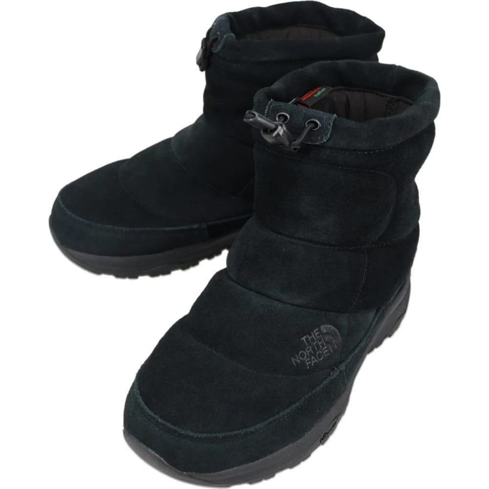 ヌプシ ブーティー ショート ウォータープルーフ スエード TNFブラック/TNFブラック NF52571 KK