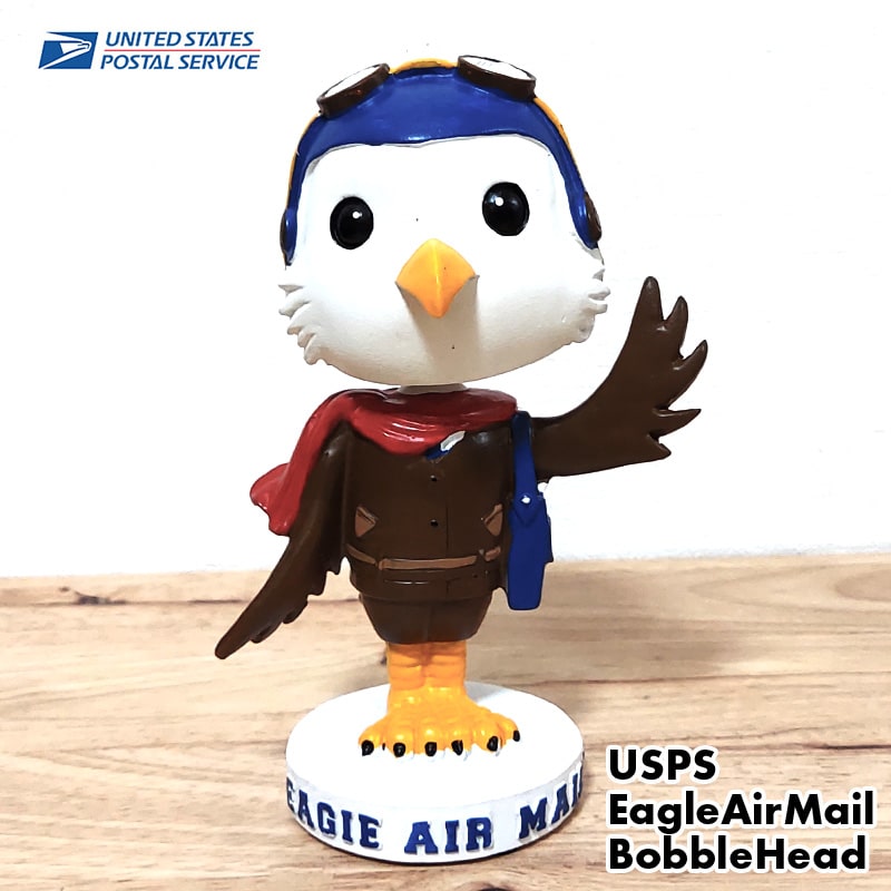 フィギュア USPS アメリカ 郵便局 バブルヘッド イーグル キャラクター 首振り 人形 インテリア 置物 UNITED SATES POSTAL SERVICE かわいい アメリカン雑貨 鳥 鷲