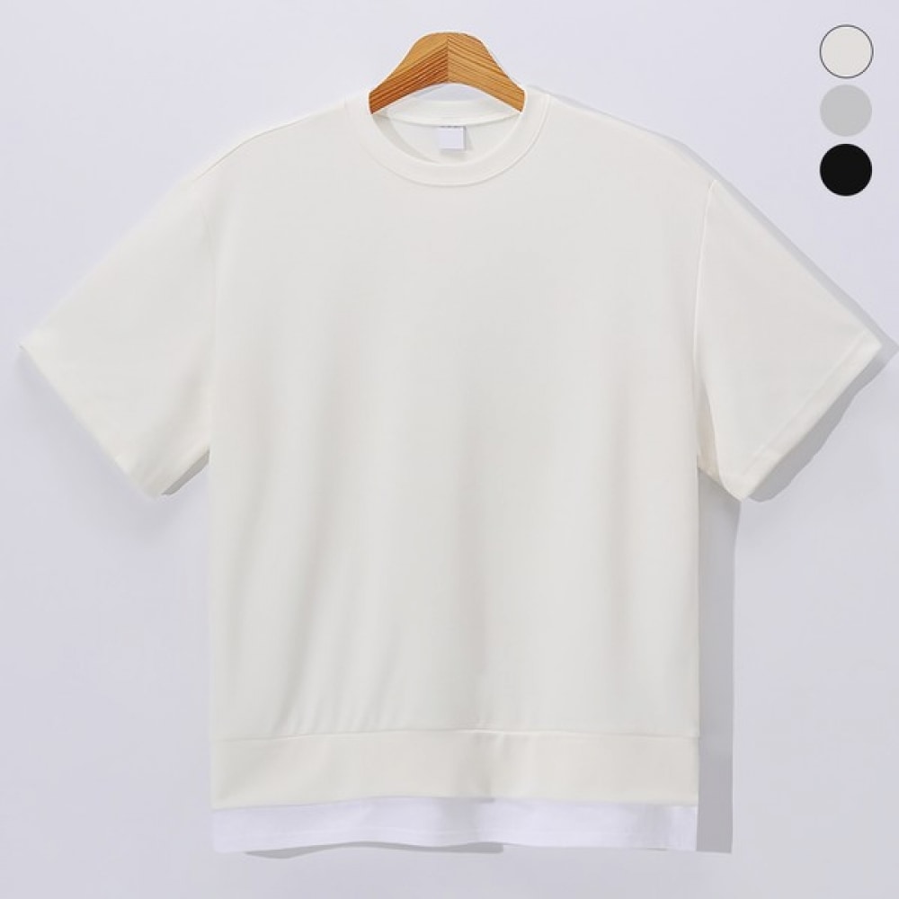 (フアンズ) ハイテンションスパンレイヤードショートスリーブ T シャツ BDRT4255