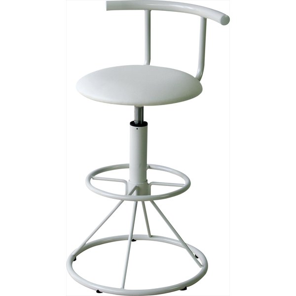 ソフトレザーの回転式キッチンハイチェア 北欧 インダストリアル チェア ダイニングチェア ダイニング キッチン ダイニングキッチン