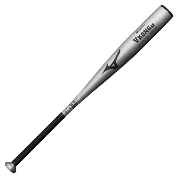 野球 MIZUNO ミズノ 軟式 金属バット グローバルエリート Vコング02 82cm 83cm 84cm 1CJMR172 野球用品 スワロースポーツ (03)シルバー/82cm(平均720g)