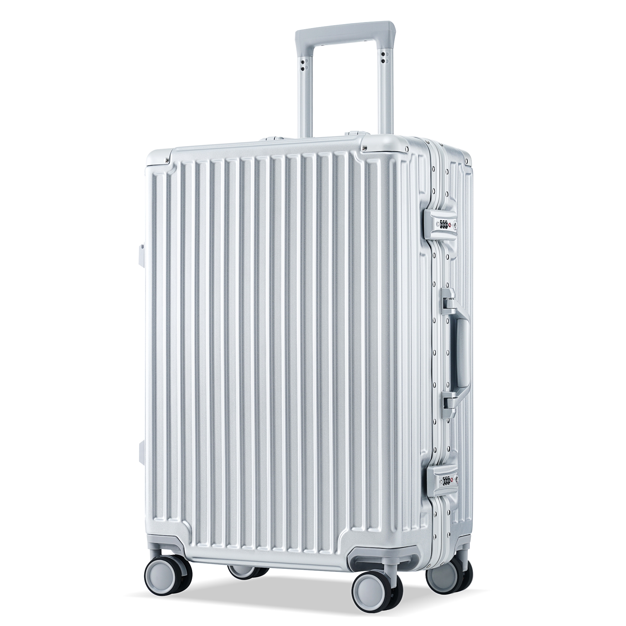 【国内即発送】スーツケース Lサイズ キャリーケース キャリーバッグ TSAロック フック式底足 防水ポケット 軽量 おしゃれ フレームタイプ ダイヤル式 L サイズ114