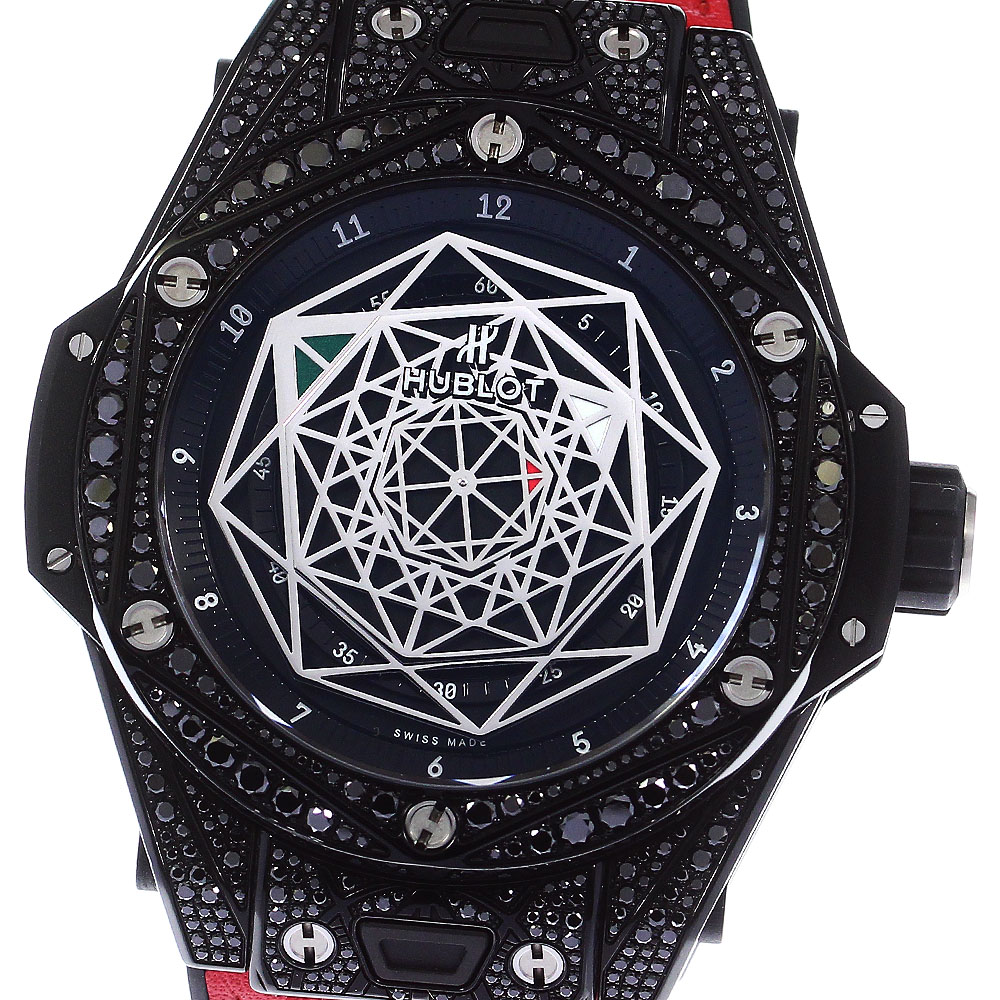 ウブロ HUBLOT 415.CX.1114.VR.1700.MEX19 ビッグバン ウニコ サンブルー 限定20本 AT メンズ 良品 箱・保証書付き_771307【中古】