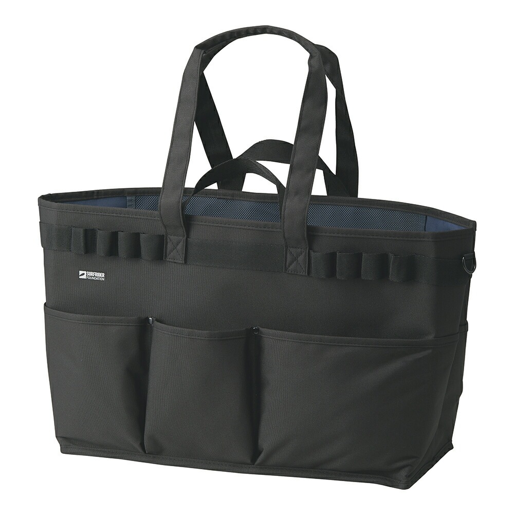 （まとめ買い）SFJコラボ ツールバッグL アビスブラック A-3208-24 [x3]