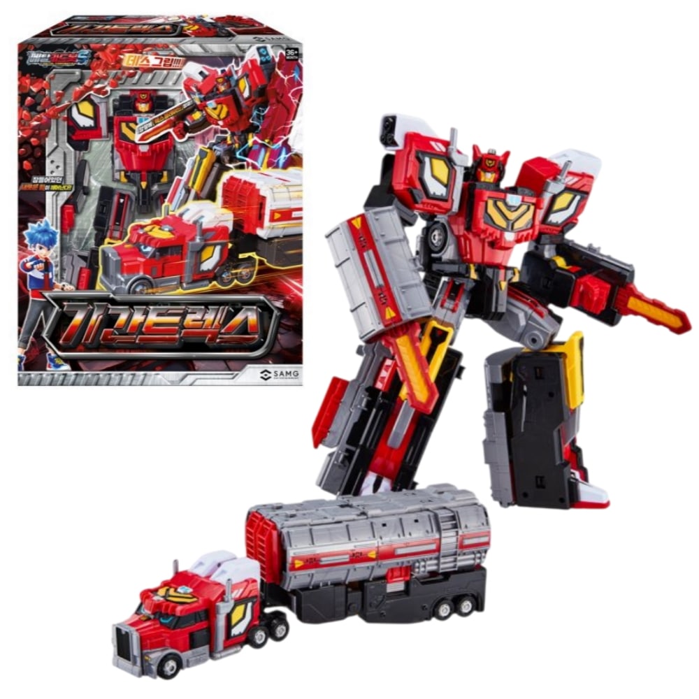 【公式】メタルカードボットS ギガントレックス METAL CARDBOT S GIGANTREX 変身ロボット