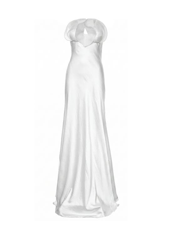 GENNY Women Long Skirts 80AJO488 N0783003 WHITE