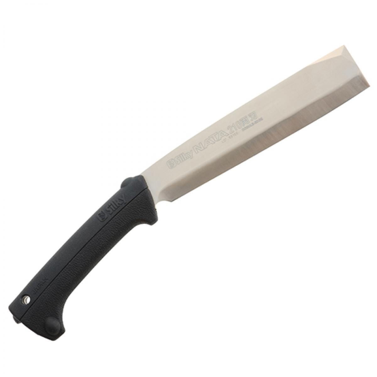 シルキー 鉈 ナタ 両刃 210mm 本体 ゴムハンドル 210MM 555-21 なた 生木の枝打 剪定 silky