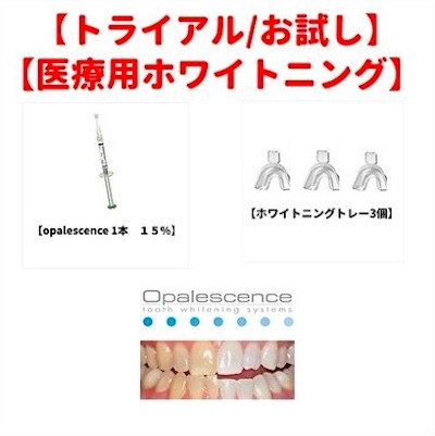 トライアル/お試しセット【プロ仕様】ホワイトニング　15%