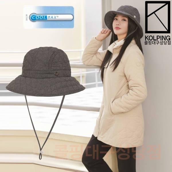 [] バルーン 女性 秋冬 冬 穏やかなチェック柄 キルティングハット 帽子 (KUC8724W)