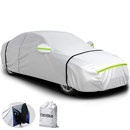 サイズ：自動車3XL:490190150cm Favoto 車カバー ボディーカバー 車体カバー