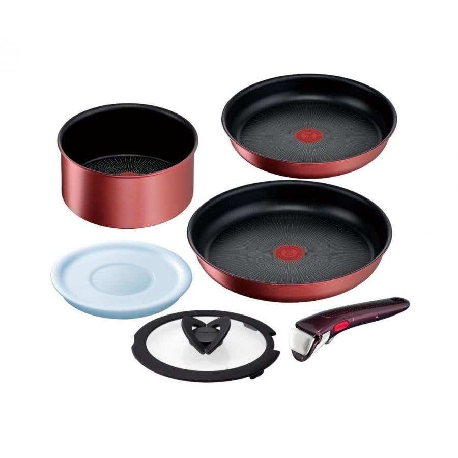 インジニオ・ネオ IHルージュ・アンリミテッド セット6 6点セット オール熱源 フライパン22・26cm ソースパン18cm 蓋