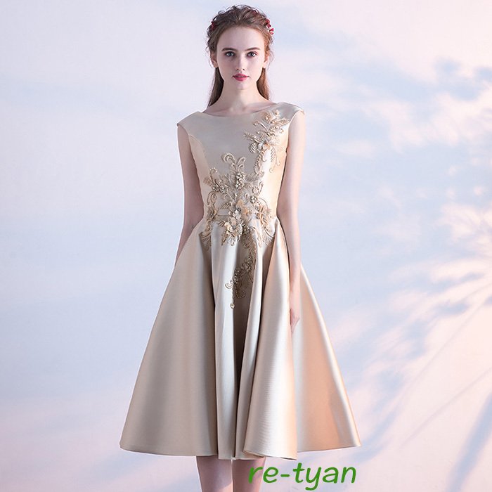 パーティードレス ウェディングドレス ワンピース フォーマル 結婚式ドレス 成人式同窓会二次会披露宴 袖あり Aライン 成人式 花嫁ドレス エレガント20代30代