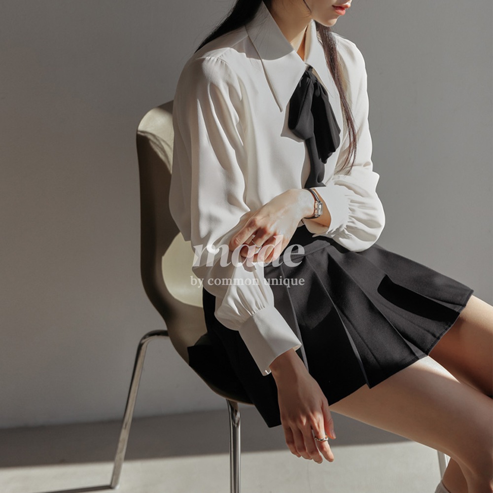 ボウタイシフォンブラウス 6,632円