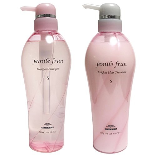 ミルボン ジェミールフラン ヒートグロス S シャンプー500ml トリートメント500g セット【jemile fran】