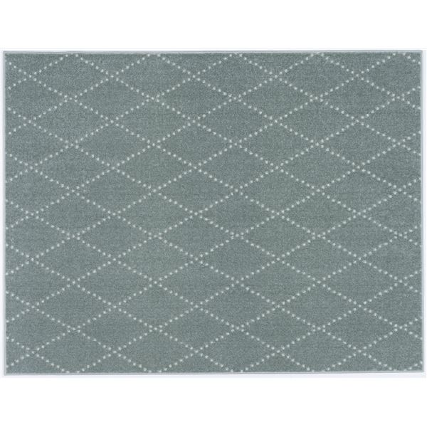 スミノエ 洗える ラグ ポント 約幅185x長さ240cm ブルーグレー 日本製