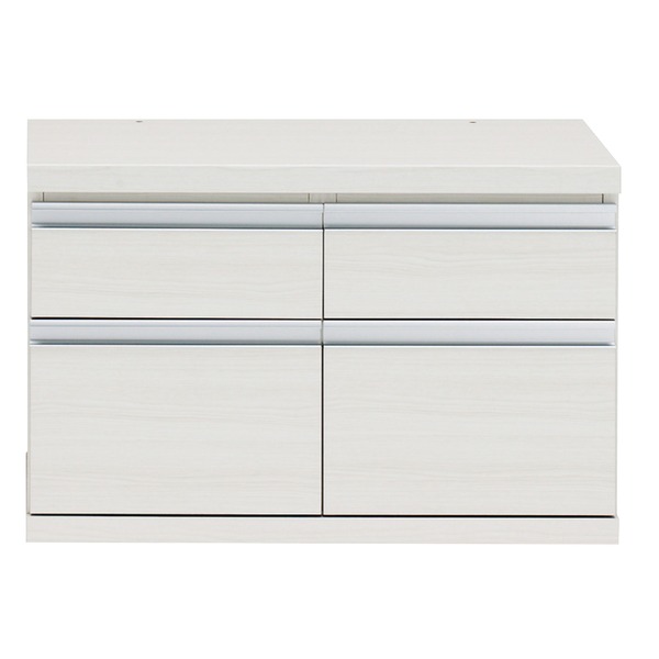 フナモコ ラチス ローチェスト (幅75×高さ48cm) ホワイトウッド FLS-75S 日本製