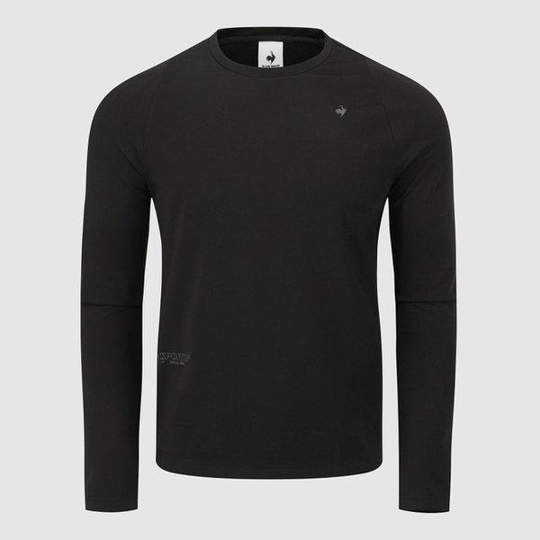レギュラーフィット起毛ポリスパン長袖Tシャツ BLK / QQ413ERLO1 / 男女共用