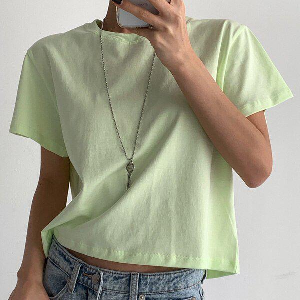 (T)コマングセミクロップティー 春 レディース Tシャツ シーズン