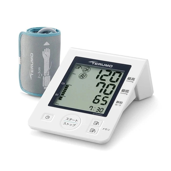 血圧計 腕に巻くタイプ 上腕式 テルモ電子血圧計 ACアダプタ付き ES-W5200ZZ