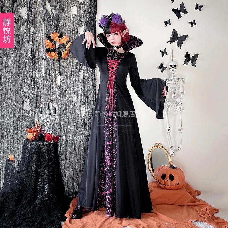 大人用 コスプレ 衣装 ゴースト 花嫁 ヴァンパイア コスチューム 魔女 衣装 魔法 魔法使い ローブ