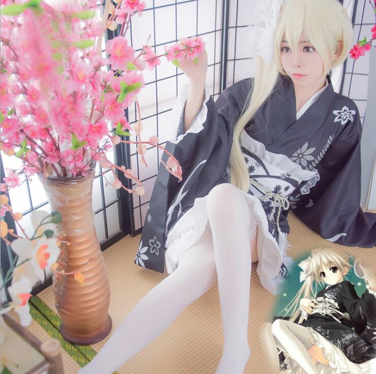 ヨスガノソラ かすがのそら 春日野穹コスチュ 靴下付き コスプレ 衣装