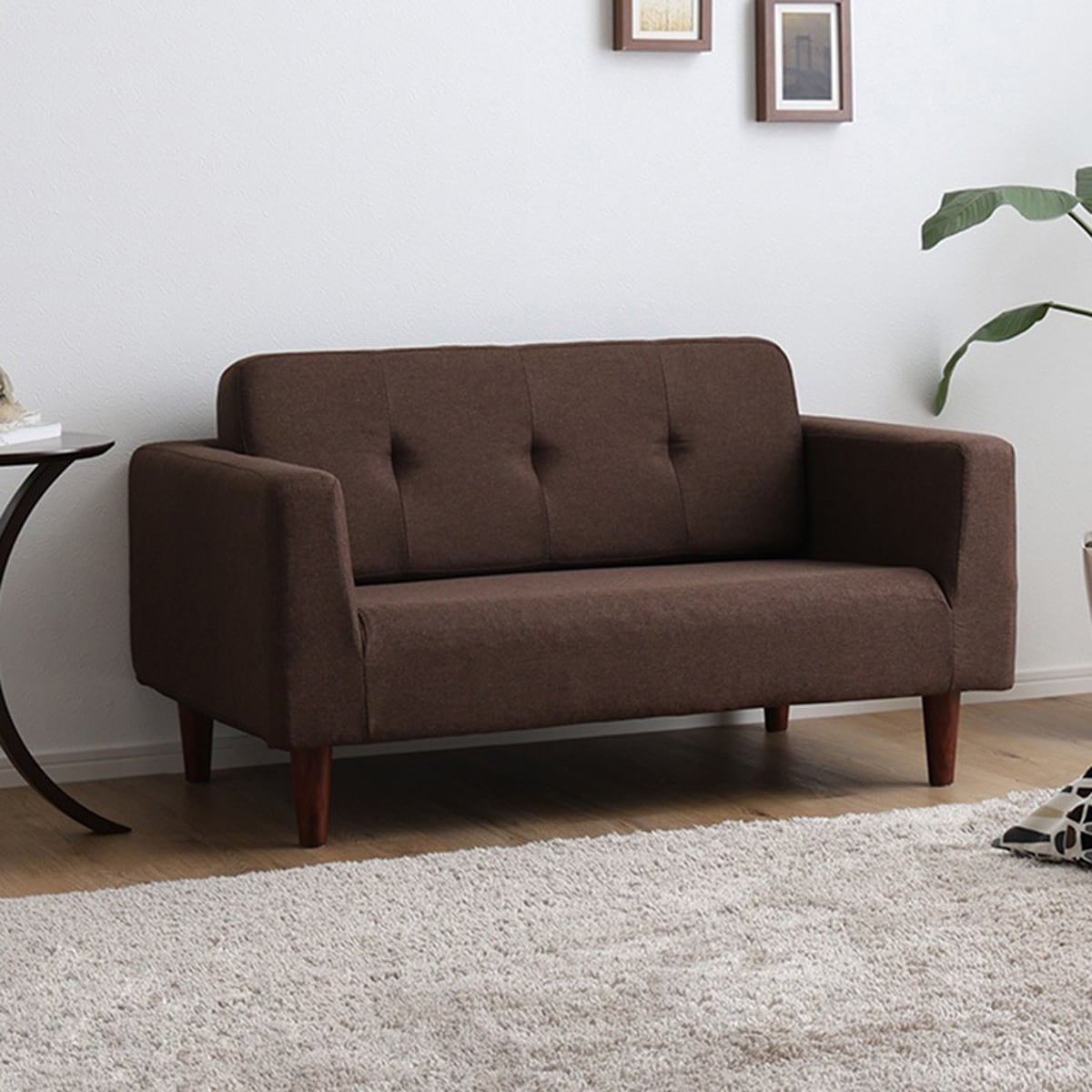 シンプルな2人掛けコンパクトソファ 【Sausa -ソーザ-】