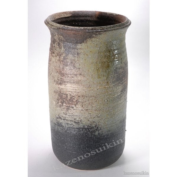 古陶白窯変傘立 （信楽焼き陶器傘立梅雨玄関収納M） 10,125円