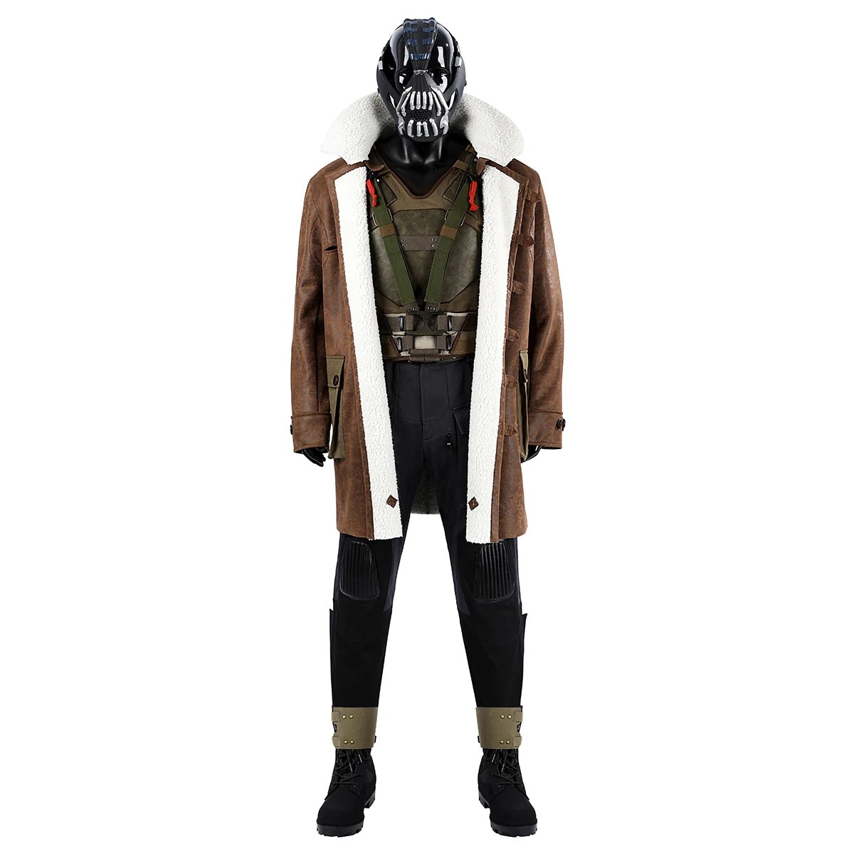 ダークナイトの男性用コスプレ衣装,バット,ホラースーツ,マスク,オーバーコート,アクセサリー,ハロウィーン,新しいユニフォーム