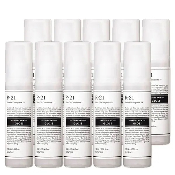 ストレート ヘアオイル グロス 100mL 10個 セット