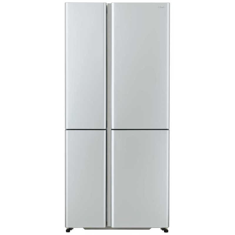 アクア　AQUA　冷蔵庫 4ドア 512L フレンチドア(観音開き) 幅83cm サテンシルバー　AQR-TZ51R-S（標準設置無料）